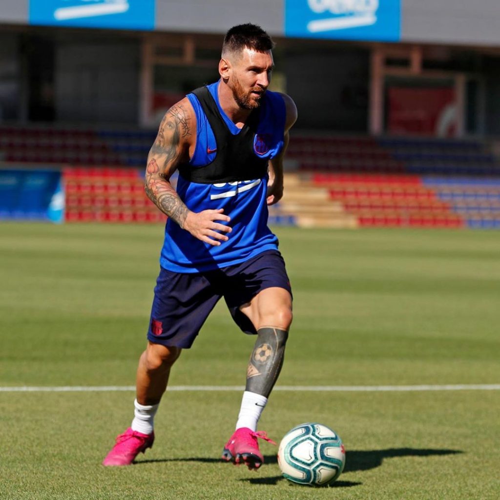Messi sigue la puesta a punto para volver | Canal Showsport