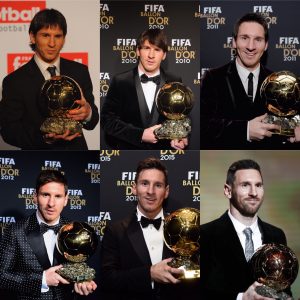 Messi, 6 balones en 10 años | Canal Showsport