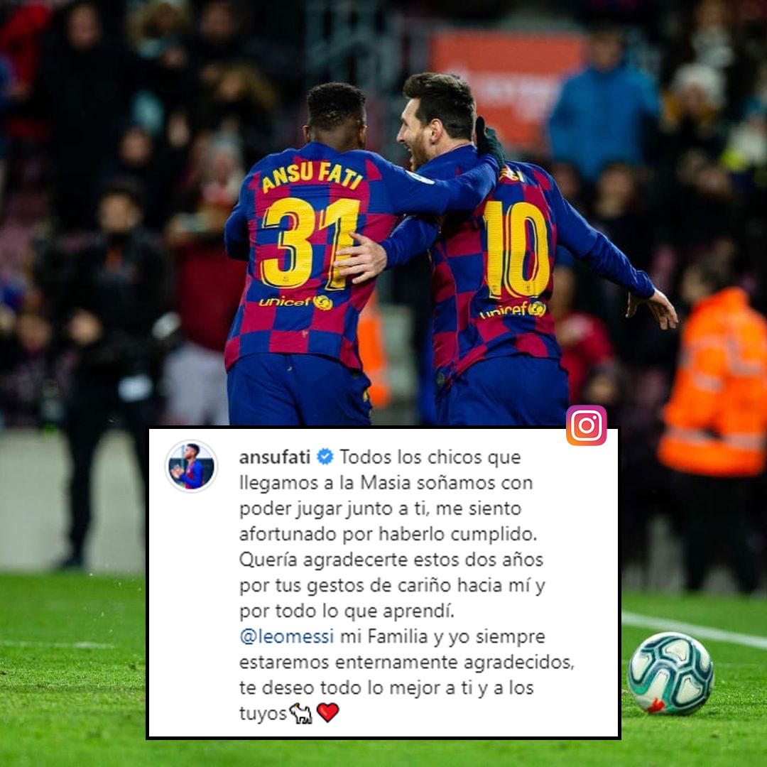 Ya lo extrañan: así despiden a Messi en Barcelona | Canal Showsport