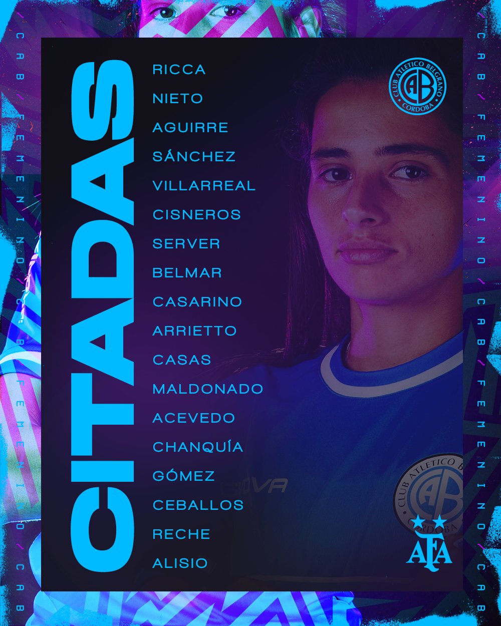 La lista de concentradas de Belgrano para el debut en la Primera C | Canal Showsport