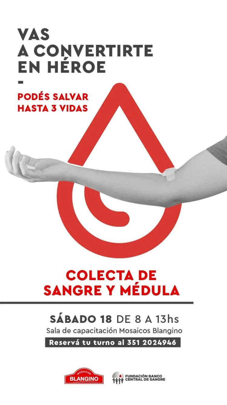 Colecta de sangre y médula en Córdoba | Canal Showsport