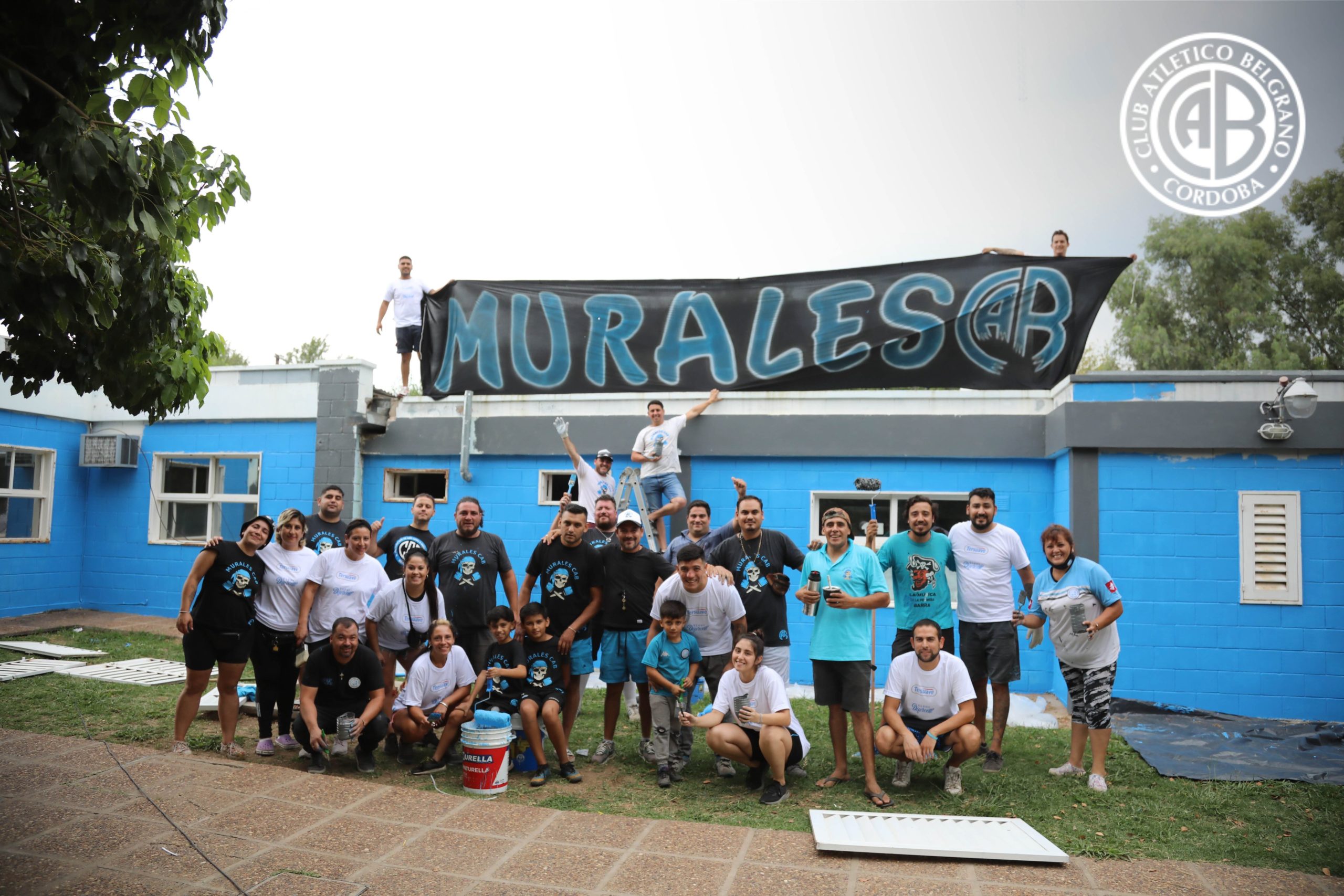 Hinchas de Belgrano pintaron las instalaciones del predio ubicado en Villa Esquiú | Canal Showsport