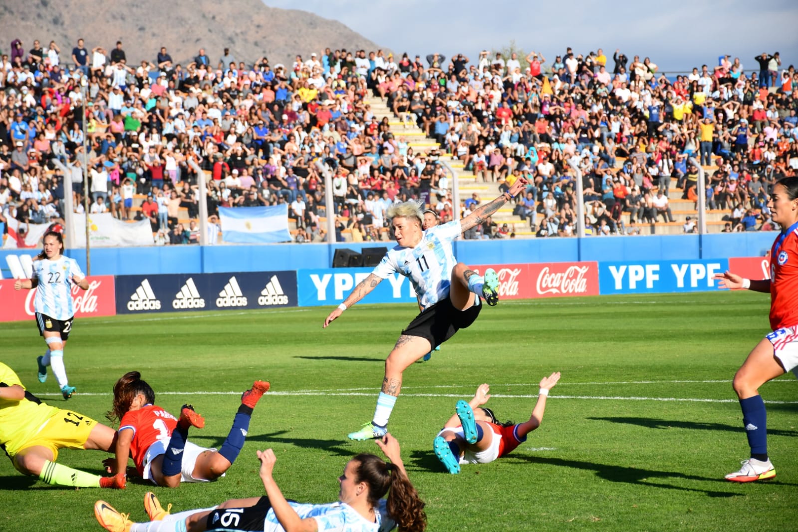 Argentina le ganó a Chile en el segundo de los amistosos | Canal Showsport
