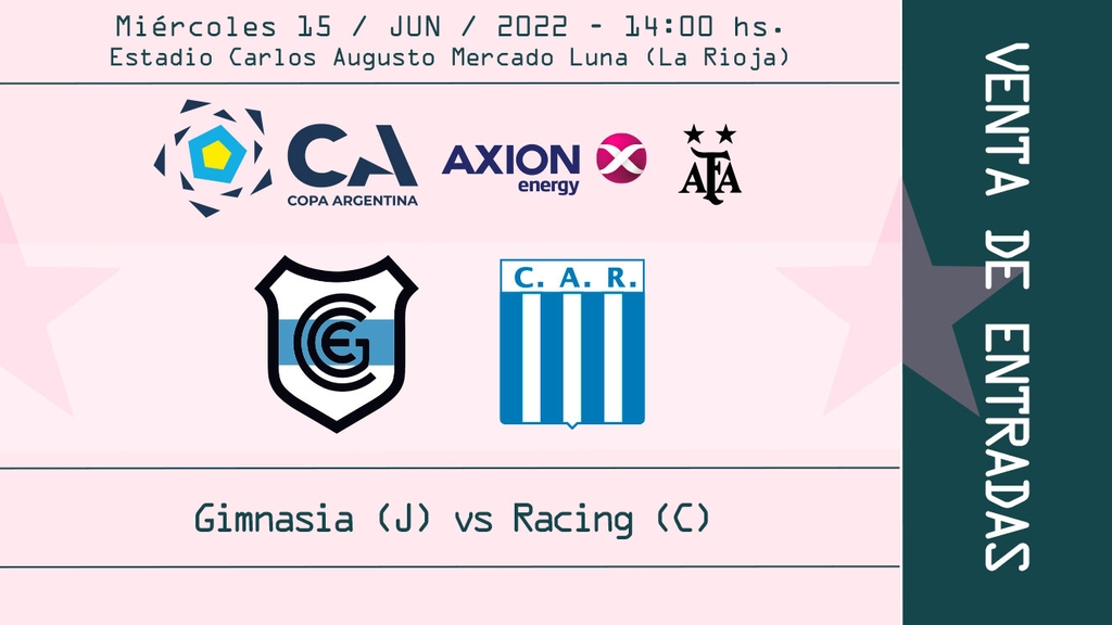 Copa Argentina: así será la venta de entradas para Racing (C)-Gimnasia (J) | Canal Showsport