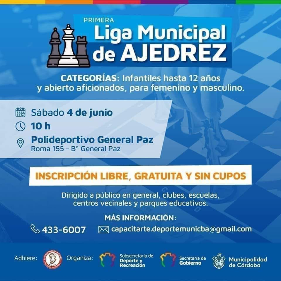 Se viene la primera Liga Municipal de Ajedrez | Canal Showsport