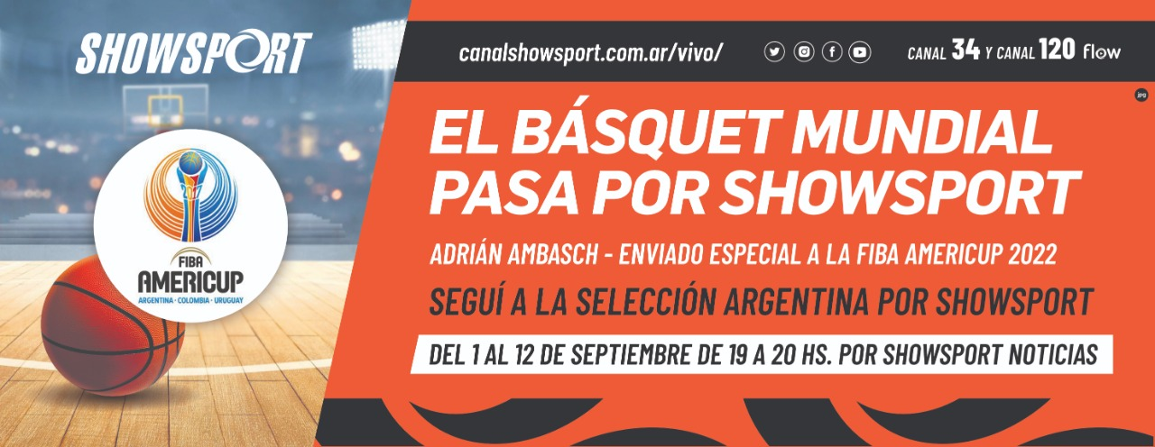 Showsport dice presente en Recife para acompañar a Argentina en la AmeriCup | Canal Showsport