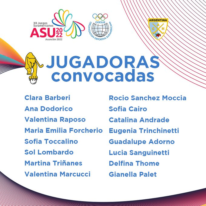 Con presencia cordobesa, las Leonas que representarán al país en los Juegos Suramericanos | Canal Showsport