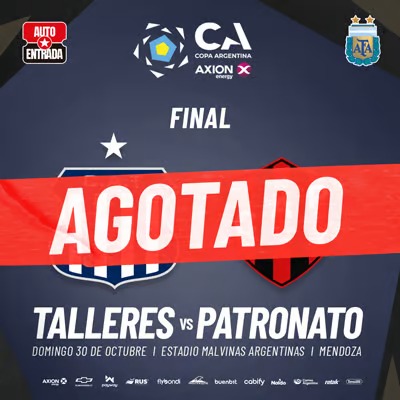 ¡Agotado! No hay mas entradas para la final de la Copa Argentina | Canal Showsport