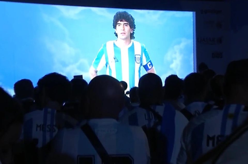 Diego siempre presente: los hinchas argentinos organizaron un "Maradona Fest" en Qatar | Canal Showsport