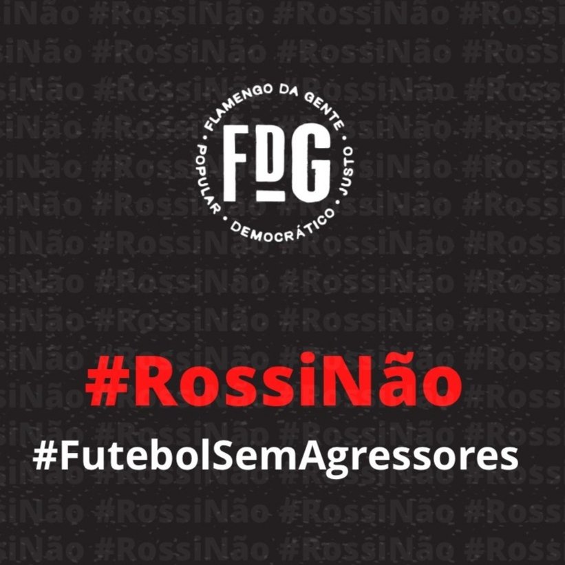 "Fútbol sin agresores": la campaña contra Rossi que realizó un grupo de hinchas de Flamengo | Canal Showsport
