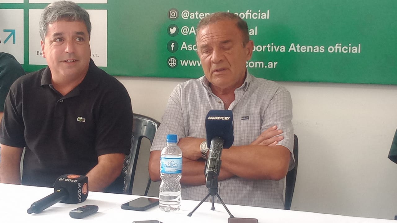 Lábaque: ratificó a Villafañe hasta el final de la temporada y habló de los motivos de la crisis de Atenas | Canal Showsport