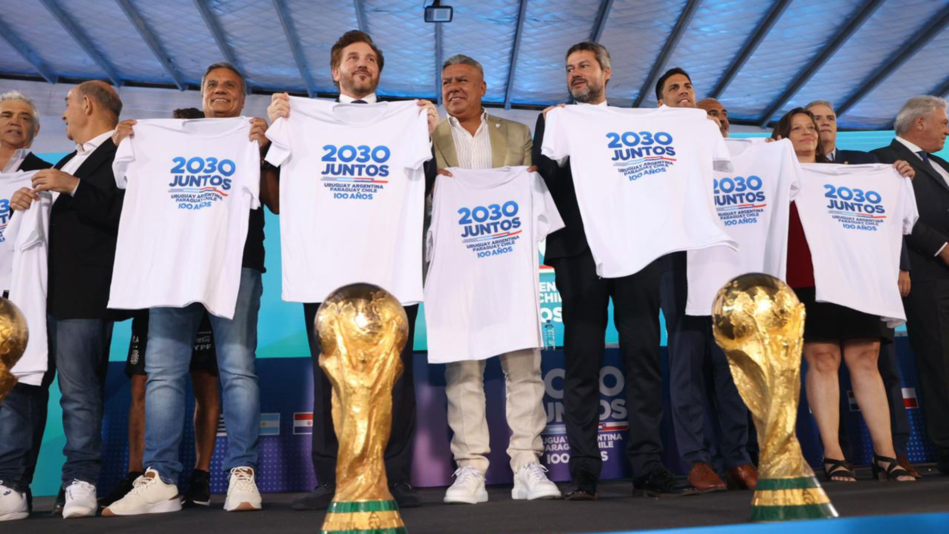 Se lanzó de forma oficial la candidatura de Argentina, Uruguay, Chile y Paraguay para el Mundial 2030 | Canal Showsport