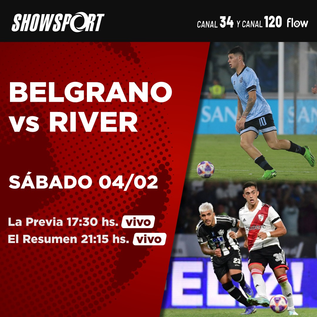 La previa de Belgrano vs. River en vivo por Showsport | Canal Showsport