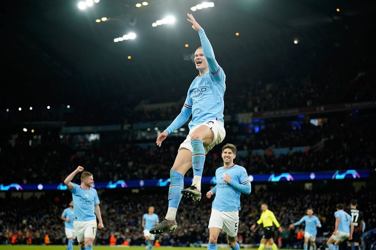 Haaland marcó cinco tantos en la goleada de Manchester City, y se metió en la historia de la Champions League | Canal Showsport