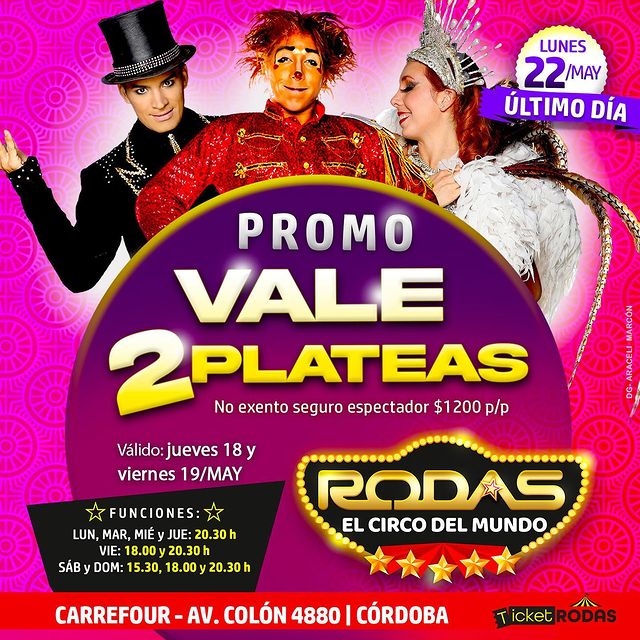 Últimos días del Circo Rodas en Córdoba: ¿Cuánto cuestan las entradas? | Canal Showsport