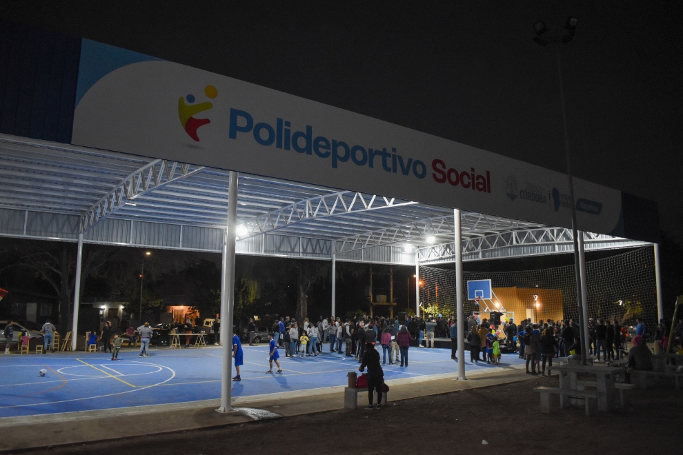 Se lanzó un nuevo Polideportivo Social en Villa Rivera Indarte | Canal Showsport