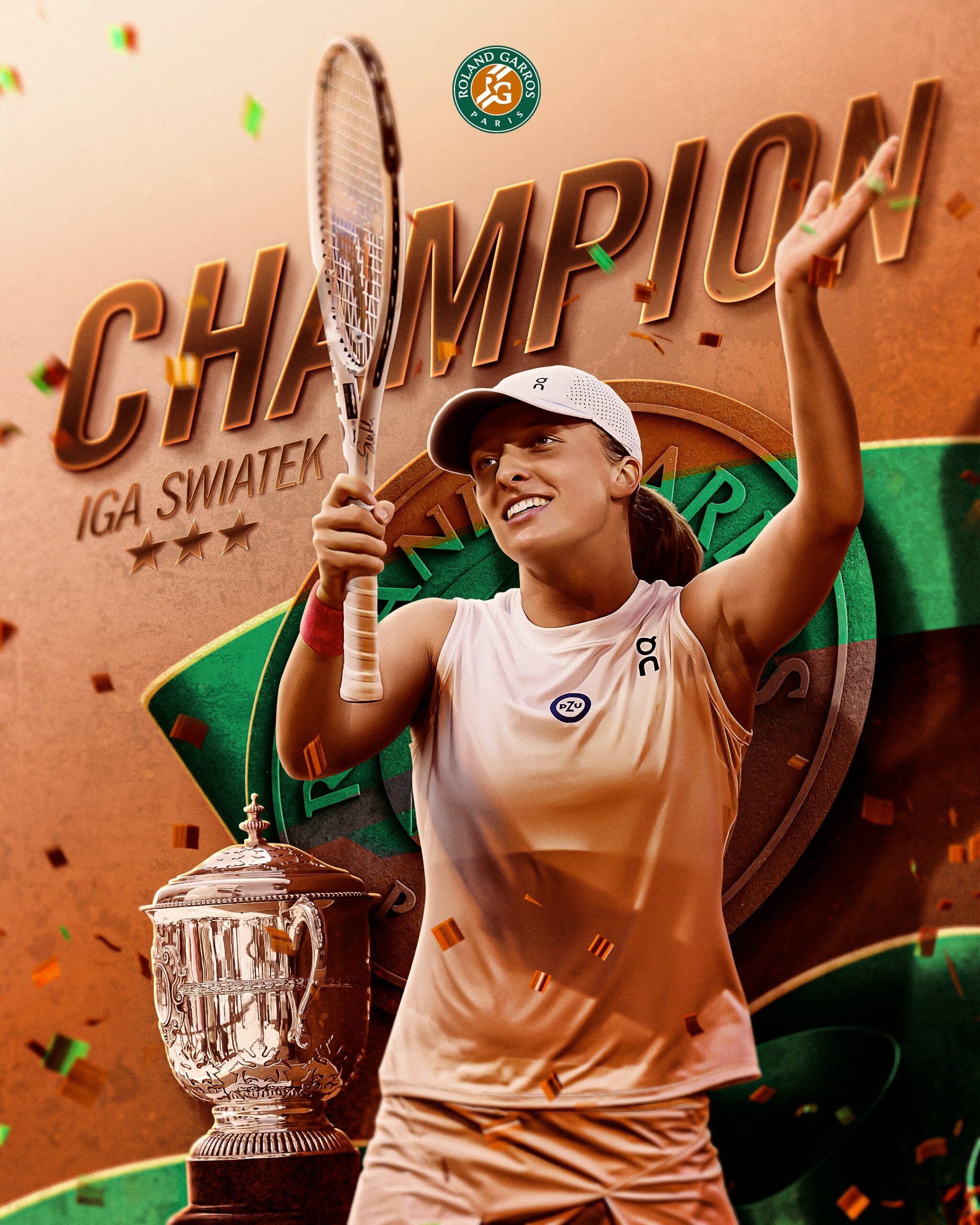 Swiatek, campeona en Roland Garros por tercera vez en su carrera | Canal Showsport