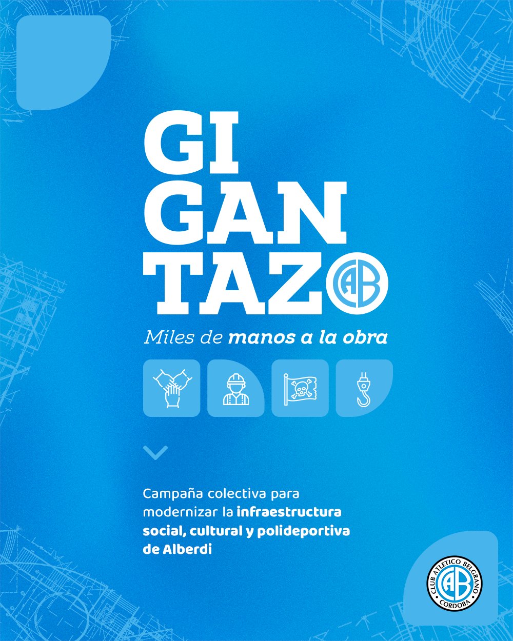 Belgrano inicia la campaña "Gigantazo: miles de manos a la obra" | Canal Showsport
