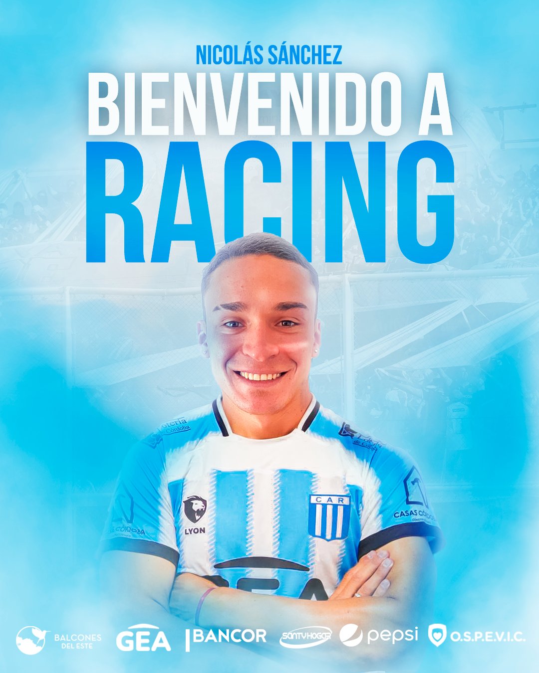 Nicolás Sánchez, refuerzo de Racing: "Soy un volante aguerrido" | Canal Showsport