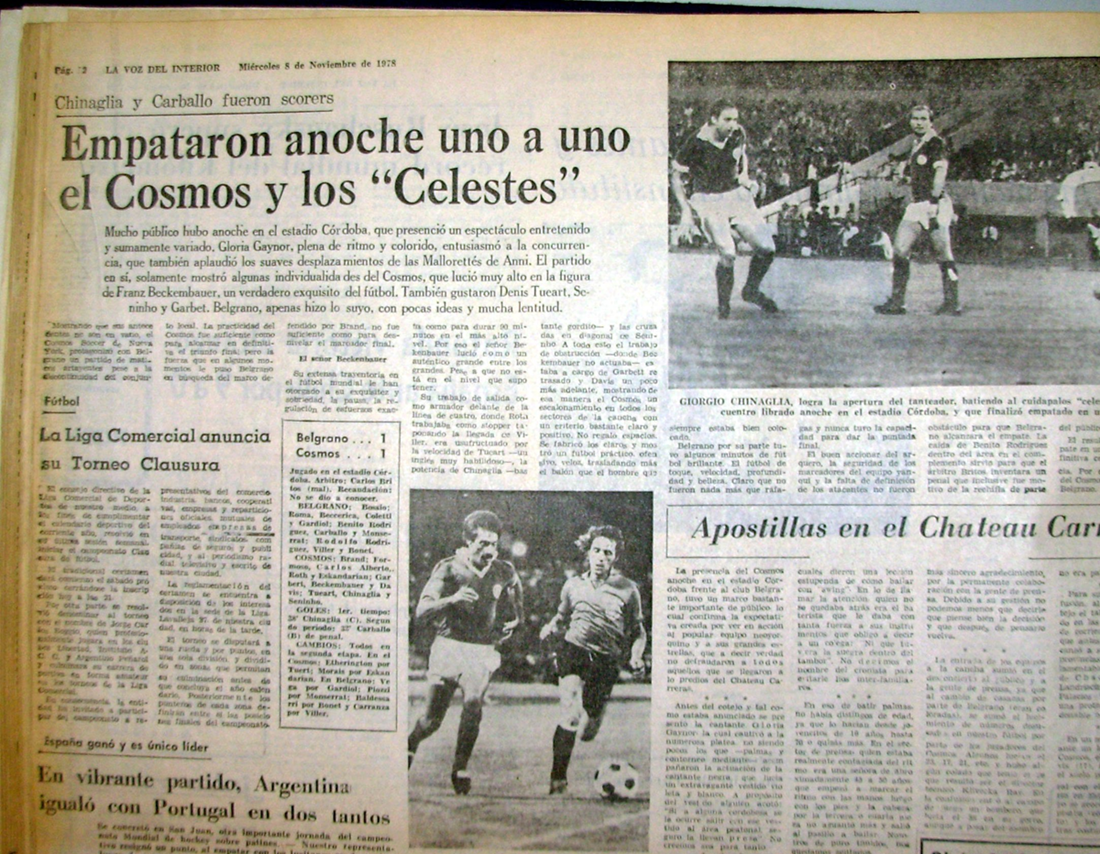 El día que Beckenbauer jugó en Córdoba contra Belgrano | Canal Showsport