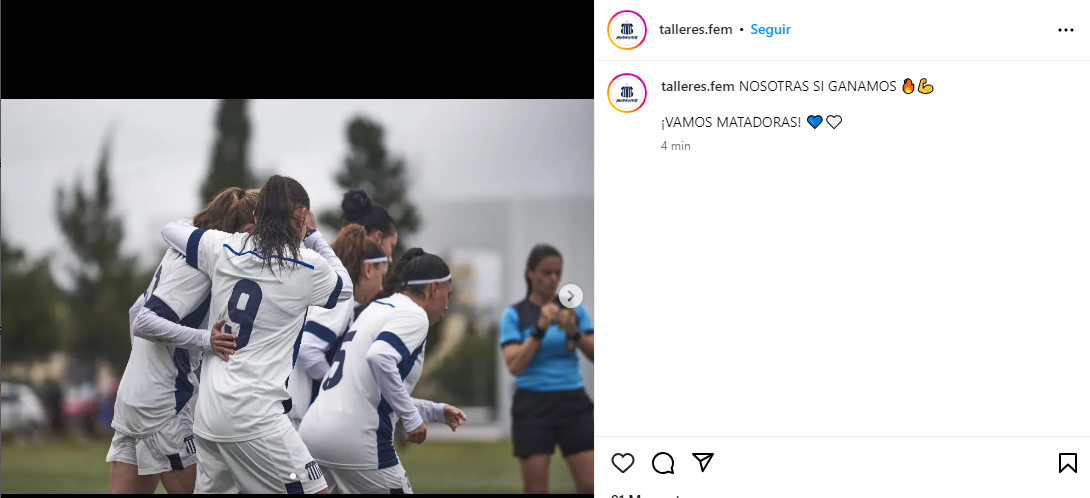 Debut con goleada del femenino de Talleres en la Primera B | Canal Showsport