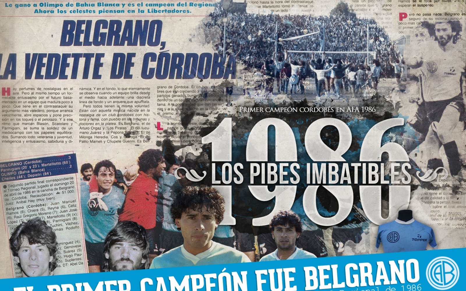 Belgrano homenajeará al equipo que se consagró como el primer campeón cordobés de AFA | Canal Showsport