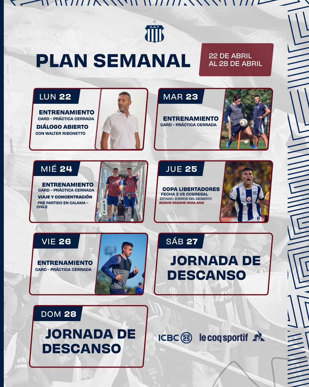 Talleres tiene todo listo para visitar a Cobresal en Chile por Copa Libertadores | Canal Showsport