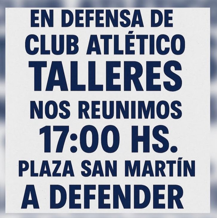 Los hinchas de Talleres marcharán esta tarde: todo lo que tenés que saber | Canal Showsport